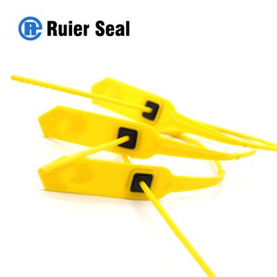 China REP107 plastic security seals tamper proof postal bag green security tags plastic tamper proof seals for sale