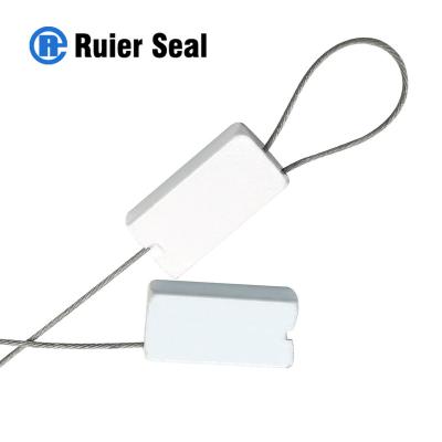 China REC306 one-time use cable wire lead seal cable wire seal for oil tanker e seal flexible cable for sale