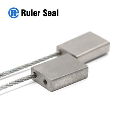 China REC002 wire rope seal cable lock pull tight numbered cable seal security lock waterproof cable seal for sale