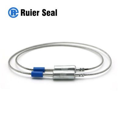 China REC109 cable seal aluminium seal protection security cable uline colored cable seals for sale