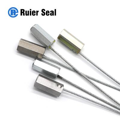 China REC003 pull tight plastic hexagon cable seal security cable seal galvanized wire for sale