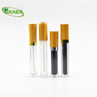 China Christmas Single Wall Sustainable New Design Bamboo Lipstick Tube Case Container Packaging for sale