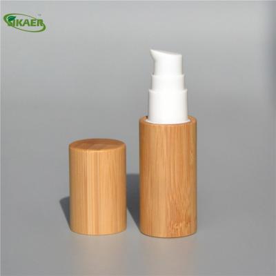 China Hot Sale Biodegradable Bamboo Bamboo Pump Bottle Personal Care Cosmetic Packaging Packaging for sale