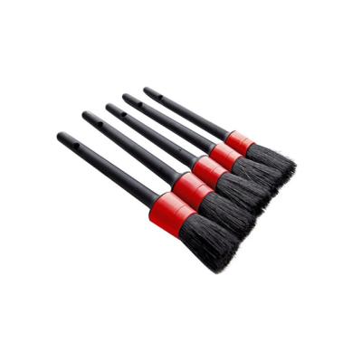 China Car Cleaner 5pcs Pack Long Handle Car Dust Brush Car Detailing Cleaning Brush for sale