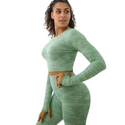 China New Breathable Wholesale Size Ladies Yoga Sets Elastic Sexy Slim Two Piece Women Pure Color Yoga Set Good Quality for sale