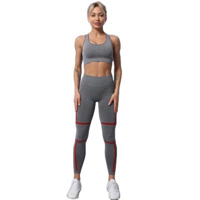 China New Design Women Fitness Clothing Women Sportswear Yoga Set Seamless Activewear Set High Quality Breathable Gym Leggings for sale