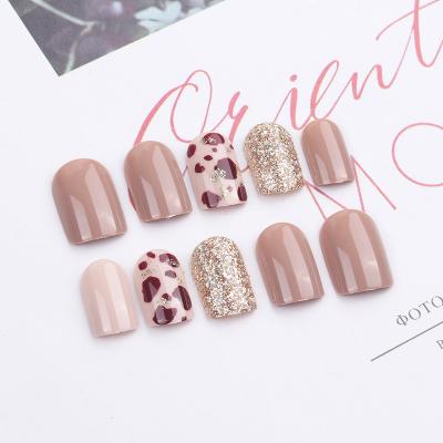 China Asia Wear Nail Private Label Wholesale Small Size Cute Design Hot Selling Short Press On Nail Artificial Nails for sale