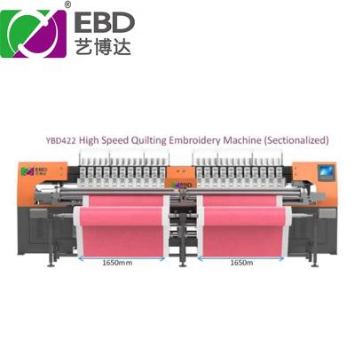 China Head Moved YBD422 Super High Speed ​​Quilting Embroidery Machine (Sectionalized) for sale