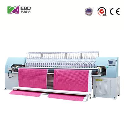 China Head Moved YBD325 Multi Needle Vertical Computerized Embroidery Quilting Machine For Car Cushion With 25 Heads for sale