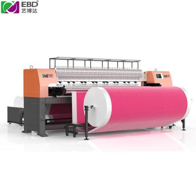 China YBD110-6 head moved computerized quilting machine China, YIBODA technician shuttle rotary multi-needle installation for sale