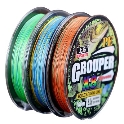 China WONDERFUL 100m High Strength 50g Floating Monofilament 8x Freshwater Saltwater Core 100% Pe Braided Fishing Line for sale