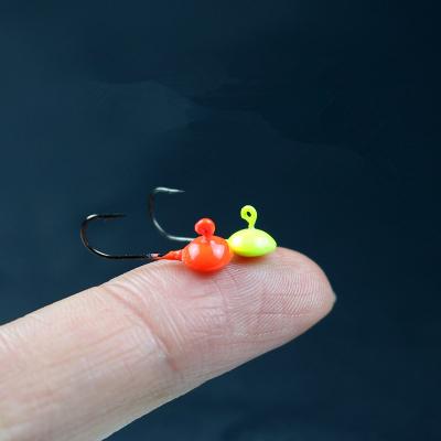 China Other WONDERFUL Head Ice Freshwater Hooks 0.5g 0.7g 1.7cm Mini Barbed Overturned Jig Lead for sale