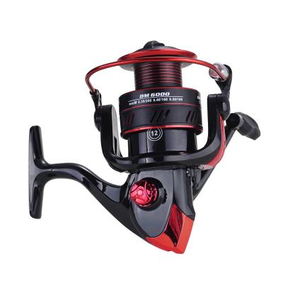 China WONDERFUL Aluminum Alloy Freshwater Saltwater Bug Granular Groundbait Long Cast All Metal 12bb Double Hand Fishing Reels for sale