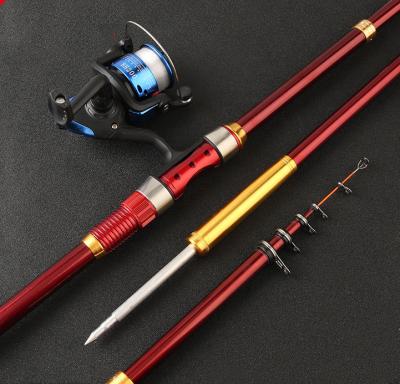 China Set Hard 1.8m 2.1m 2.4m 2.7m Portable Saltwater Short 3m Super WONDERFUL Carbon Light Weight Large Telescopic Fishing Rods for sale