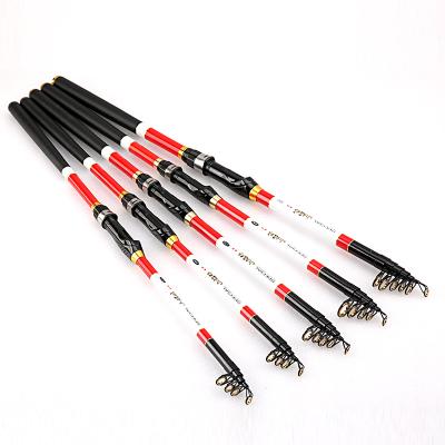 China WONDERFUL Short Ultralight Freshwater 3.6m Freshwater Cavity 2.1m 2.4m 2.7m 3m Carbon Fiber Saltwater Telescopic Fishing Rod for sale