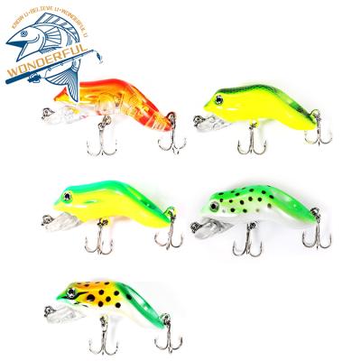 China ABS Plastic 60mm WONDERFUL Artificial Plastic Freshwater 8g Bait Bionic Minnow Fishing Lure Hard Body Wobblers For Perch for sale