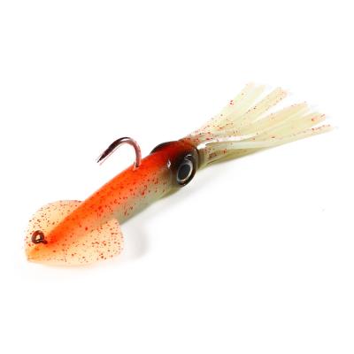 China PVC Lead WONDERFUL Artificial Bionic Metal Squid Lead Seawater Bass 35g 140mm Soft Bait Fishing Lures for sale