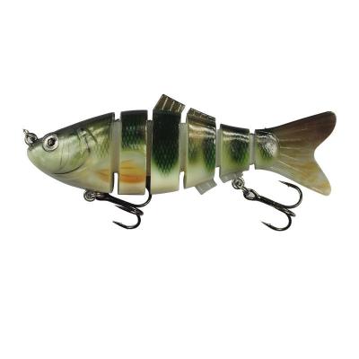 China ABS Plastic WONDERFUL 10cm 19g Hard Plastic Realistic Pike Fishing Vib Swimbait Section Common Lure for sale