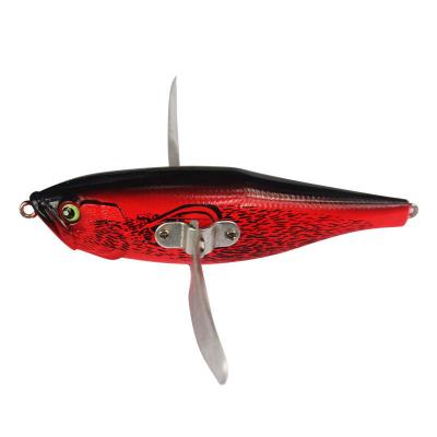 China WONDERFUL 12cm ABS Plastic 30g Plastic Pencil Floating Bait Metal Fin Seawalter Fishing Lure for sale