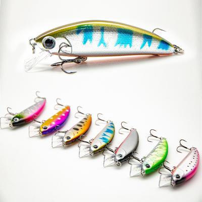 China WONDERFUL ABS Plastic 8.5g Hard ABS Plastic Minnow 65mm Baitcasting Sinking Freshwater Wobblers Fishing Lure for sale