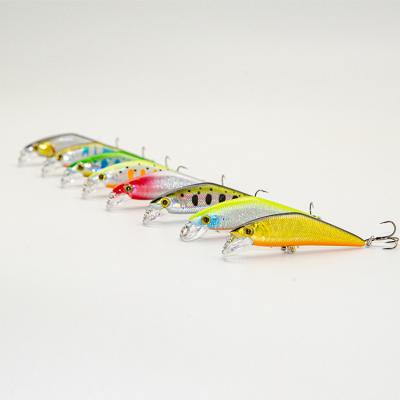 China WONDERFUL 4g ABS Plastic Minnow Bait Fishing Artificial Hard Sinking Freshwater Lures 55mm for sale