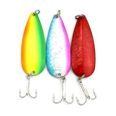 China WONDERFUL Metal 7.3cm 25g Lead Sinking Big Bumblebee Freshwater Casting Heavy Metal Spoon Fishing Lure For Trout Bass for sale