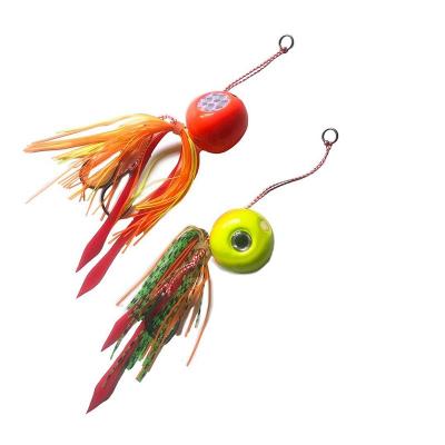 China Main Attractions 10cm 100g 120g WONDERFUL Deep Sea Metal Barb Round Ball Jig Saltwater Lead For Pike for sale