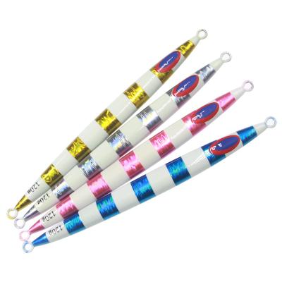 China 120g 150g 400g Metal Lead Casting Lures WONDERFUL Luminous UV Deep Sea Saltwater Fishing Tackle for sale