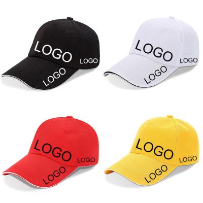 China breathable & Wholesale Waterproof Adults White Plain Caps Custom Logo Baseball Hat Unisex Sport 6 Panel Fitted Baseball Cap 3d Embroidery 6 for sale