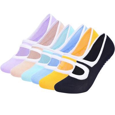 China Wholesale Breathable Rubber Yoga Products Pilates Grips Anti Skid Grip For Socks Best Design Sports Trampoline Custom Sock for sale