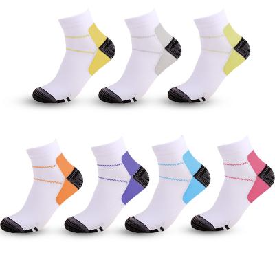 China Fancy QUICK DRY female socks non slip sports pressure graduated sports girls compression thongs socks wholesale for sale