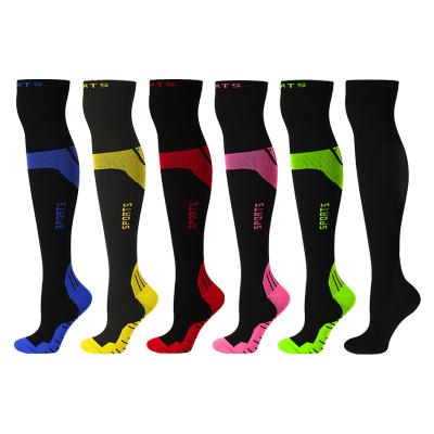 China QUICK DRY Sports Men And Women Pressure Fit Riding Boots Sports Cycling Designer Socks Compression Sock for sale