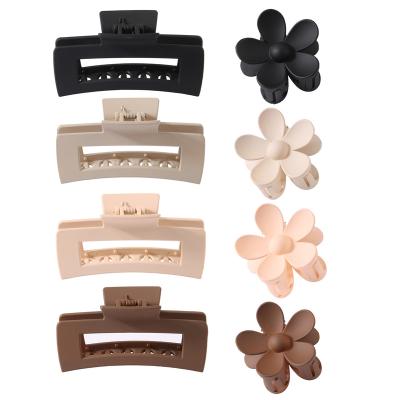 China Hair accessories products 2023 fashion sale hair claw best cut 2 style ladies girls strong hold claw hair clips for women long thick hair for sale