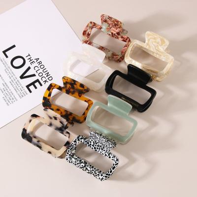 China Hair accessories wholesale hair claw clip small hollowed out fit hair accessories clip to claw strong hold hair shark clip headdress for sale