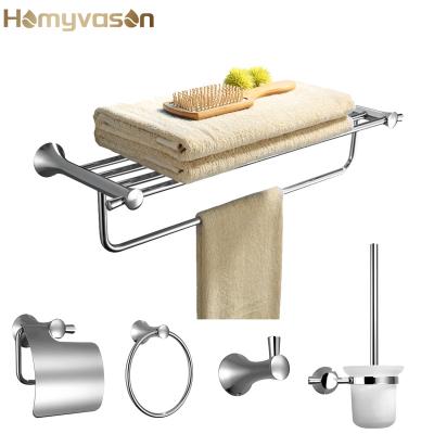 China Complete Set Accessories Stainless Steel Chrome Sustainable Home Bathroom Accessories for sale