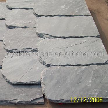 China Roof/roofing slate for house slate roof natural green fish scale for sale