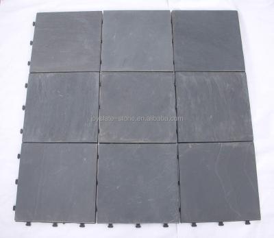 China DIY 30x30 DIY Slate Flooring Tiles Natural Stone for sale