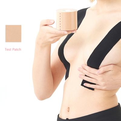 China Wholesale Healthy&Envirometal Women Gaff Tape Body Bra Breast Lift Tape Sponge Bra Pad with Nipple Cover for sale