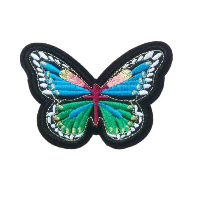 China Viable Customized Multiple Butterfly Embroidery Felt Embroidery Patch Styles Embroidery Label for sale