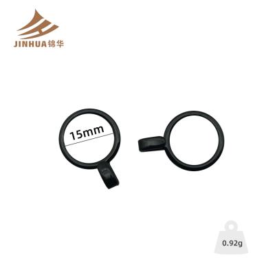 China Wholesale Nick Free Black Plated Swimwear Underwear Buckle Ring Slider And Hook Customizable for sale