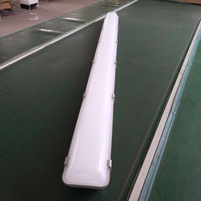 China Garage IP65 IK08 outdoor waterproof extrusion LED batten linear triproof light for sale