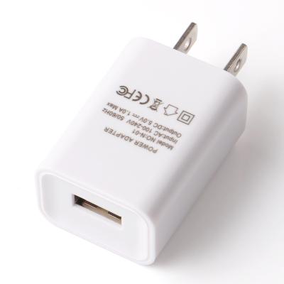 China For Mobile Phone 5v 1a Usb Wall Charger Micro Usb Travel Charger With Single Port, EU USA Plug Charger For Smart Phone for sale