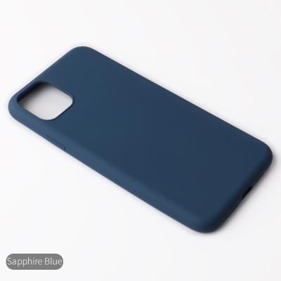 China Slim Matte Liquid Liquid Silicone Case Cover Expanded TPU Protective Phone Case For iPhone for sale