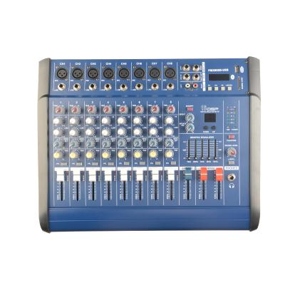 China 8 Channel High Fidelity Professional Sound Audio Mixer Digital Console With Hi-Fi Output for sale