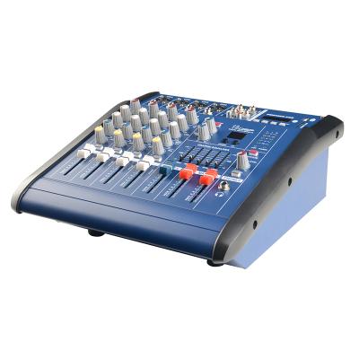 China High Fidelity Mini Audio Mixer 4 Channel Sound Digital USB Audio Mixer for sale