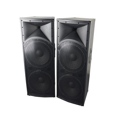 China DJ Big Power PORTABLE Stage Speaker Passive PA Speaker Pair Box for sale