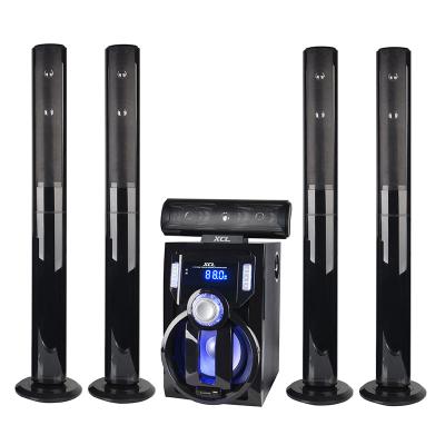 China 2018 Wireless System Creative 5.1 6.5 Inch Subwoofer PA Column Speaker 7.1 Home Theater Tower Systems With FM Radio for sale