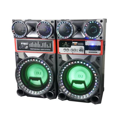 China Professional Bass DJ Speaker 2.0 Stage Speaker Active Home Theater Stage Speaker With USB/SD/MC/FM/Remote/EQ for sale