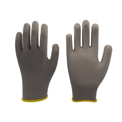 China Antistatic Thin Handy Protective PU Coated Hand Protection Safety Gloves Heavy Duty Work Gloves For Industrial Mechanic Construction Etc. of garden for sale