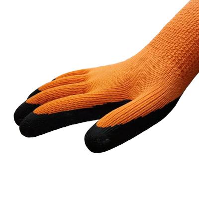 China Customized High Quality Warm Low Logo Work Safety Rubber Gloves Temperature Resistant Gloves for sale